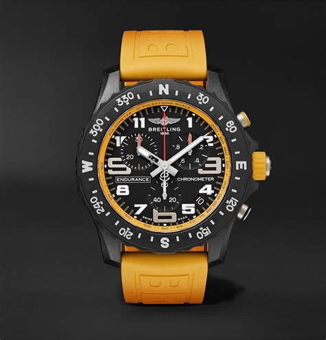 breitling yellow watch|breitling yellow chronograph.